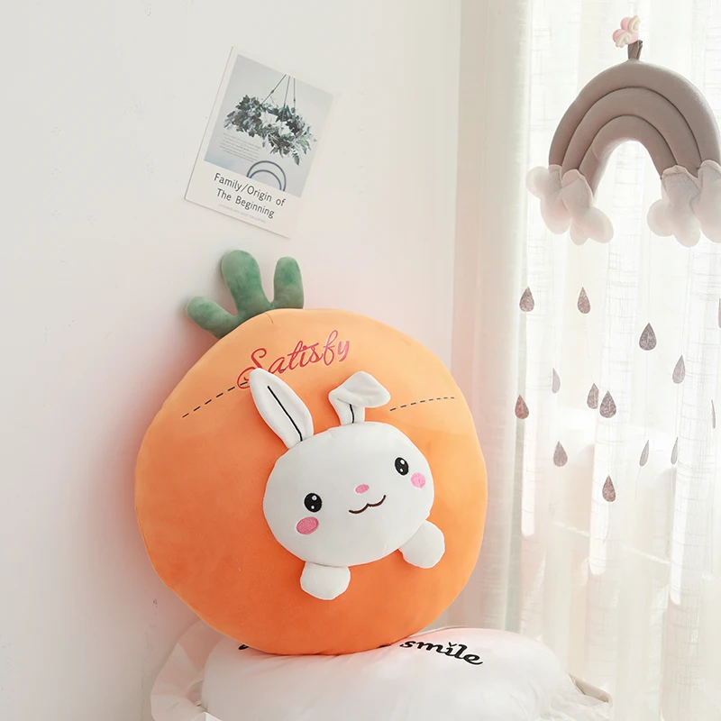 Kawaii Fruit Animal Plush Pillow - Limited Edition