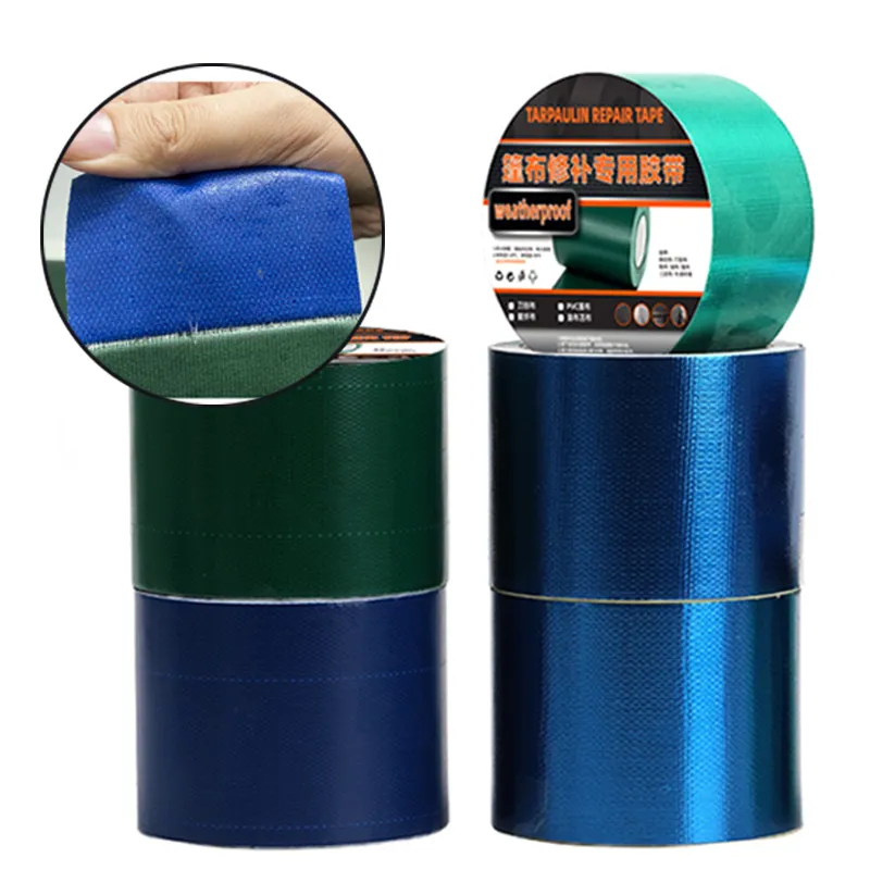 1pcs High Adhesive Tarpaulin Tape,tent Repair Tape, Universal Tarpaulin  Awning Repair Tapes For Tarpaulin, Awning, Tent-5m