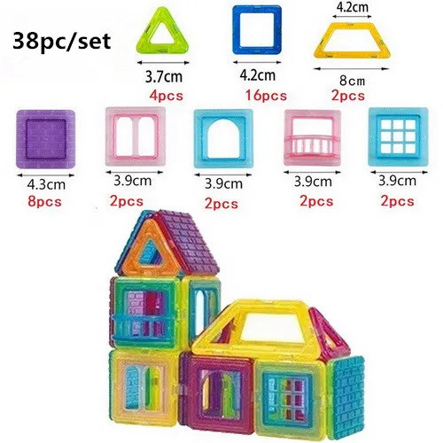 110 шт./компл. мини Магнитные строительные модели игрушки с дистанционным управлением, строительные блоки, Пластик дизайнерские магнитные кирпичи развивающие игрушки для детей - Цвет: Бургундия