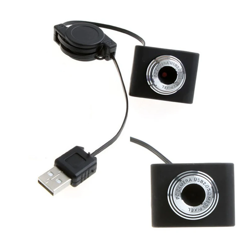 Mini USB 2.0 50.0M PC Camera HD Webcam Camera Web Cam For Laptop Desktop PC Remote Office Video Conference Online Class