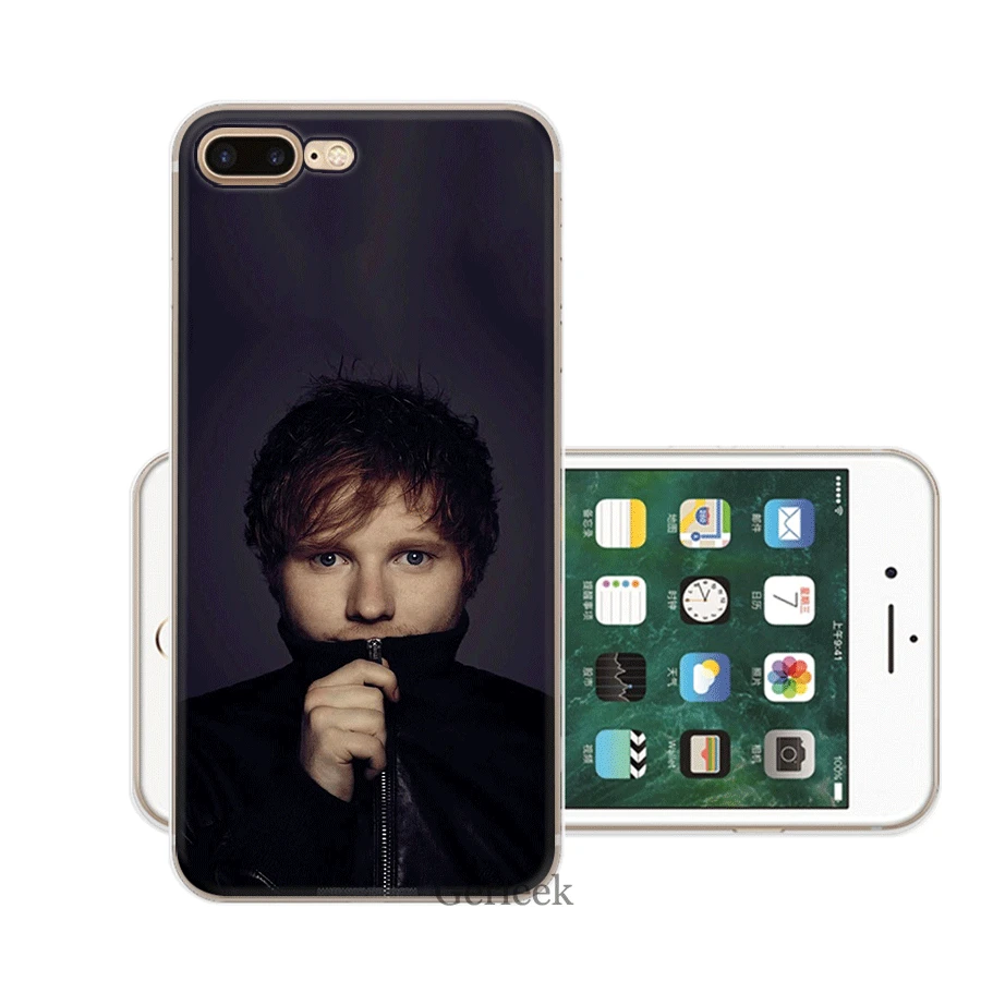 Мобильный телефон чехол для iPhone 6 6s 7 8 P Lus XR X XS Max 5 5S SE Shell Ed Sheeran X Жесткий Чехол