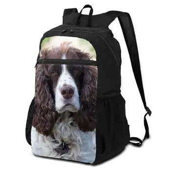 

NOISYDESIGNS English Springer Spaniel Printing Backpack For Teenagers Boys Girls School Bags Student Backpacks Mochilas infantil