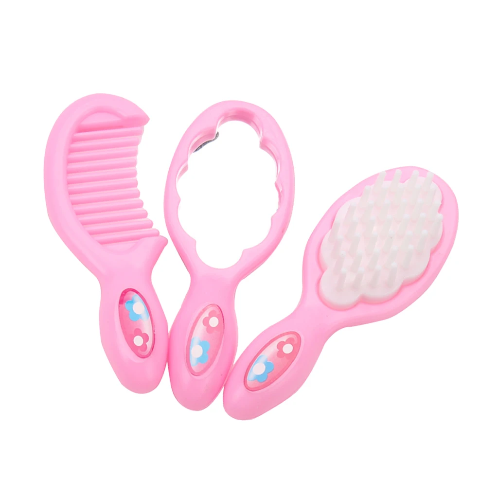 3pcs Girls Beauty Salon Fashion Toy Set Mirror &amp Hair Brush for American Doll Make Up Accessories | Игрушки и хобби