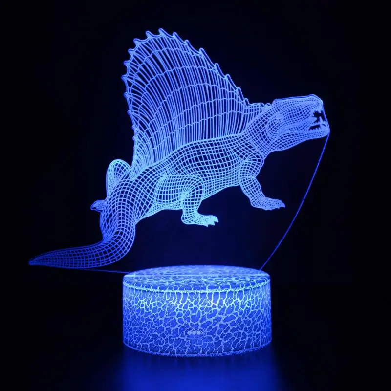 

3d Nightlight Usb powered 7 color Moderne Desk Lamp Touch Led Visual Light Gift Atmosphere Decorative Table Lamp