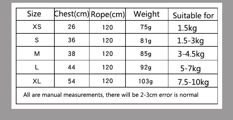 Dog Harness and Leash Set for Chihuahua Pug Small Medium Nylon Mesh Puppy Cat Harnesses Vest Reflective Walking Lead Leash