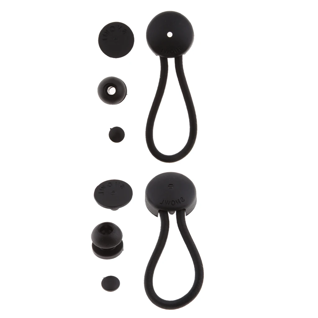 2 Pcs Bungee Bungie Cord Tie Down Straps Set for Boat Marine Yacht