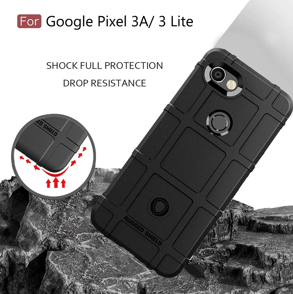 Чехол Pixel 3a XL для Google Pixel 3 4 Lite чехол сверхмощный амортизирующий чехол для телефона ударопрочный защитный чехол черный