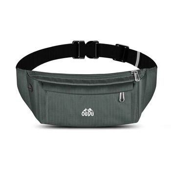 

Mini Sports Men Waist Pack Multifunction High Capacity Phone Bag Zipper Outdoor Waterproof Fitness Travel Waist Belt Bag DA60YB