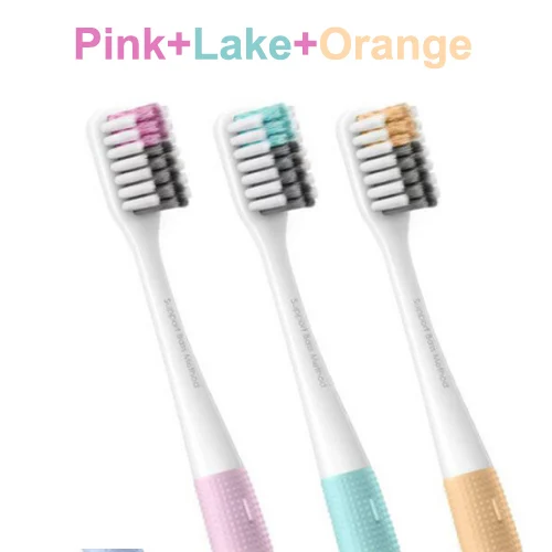 Xiao mi Doctor B Tooth mi щетка Глубокая очистка баса метод сандвиш-лопасти - Цвет: Pink Lake and Orange