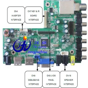 

Top-TECH TSUX9V3 0-B V29 v39 universal LED driver board ERftpELba4