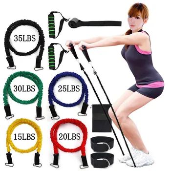 

11pcs Multifunction Exercise Resistance Bands Set Training Exercise Yoga Pull Rope Workout Bands Bouncing Trainer Pull Rope Set
