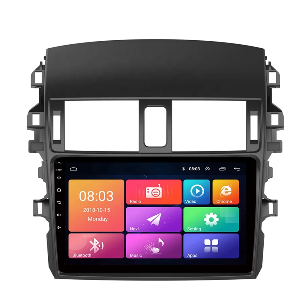Bluetooth автомобильный Радио Android навигация Центральный Multimidia gps Туристический навигатор Автомобильный dvd-плеер для Toyota Corolla 2009-2013
