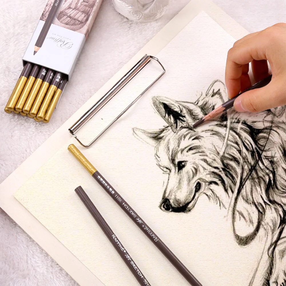 

1pc Brown White Sketch Pencil Professional Panting Drawing Pencil Chalk Non-toxic Base Pastel Sketch Charcoal Pen Art Supplies