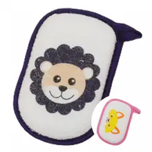 

Bathing Tool Lovely Children Body Cleaning Sponge Cotton Baby Washclothes Creative for Bathing