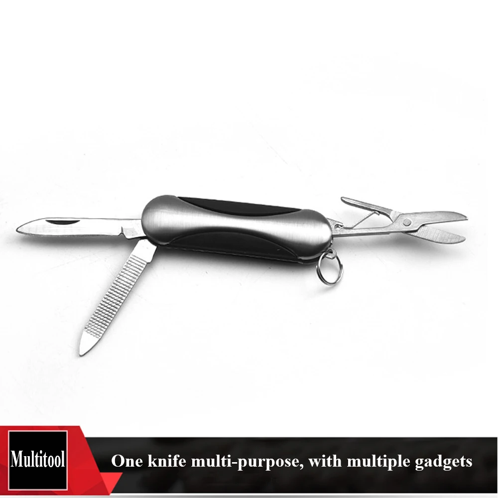 Description Picture 6 of itemMini Pocket Folding Knife Kawaii Stationery Cute Scissors Swiss Keychain Utility Knife EDC Tools Box Cutter Fixed Blade Knife