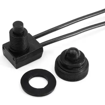 

Hot 1pcs Waterproof Push-button On-off Switch Motorcycle Automobile Guide Line Button Switch Outdoor Lighting Emergency Lights