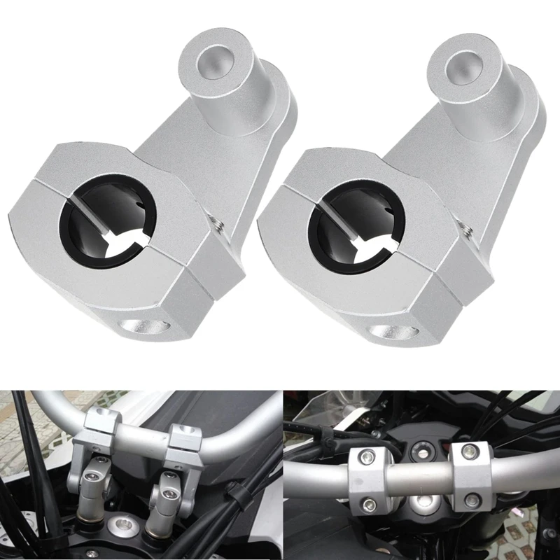 Mo torcycle крепление на руль универсальный ручной Руль зажимы 22 мм-28 мм для Su zuki Ya maha B mw Hon da