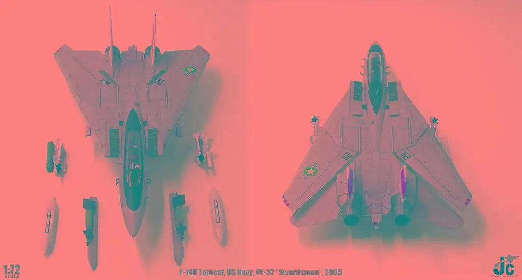 JC Крылья Grumman F-14 Tomcat F-14fighter 1/72 литье под давлением модель самолета