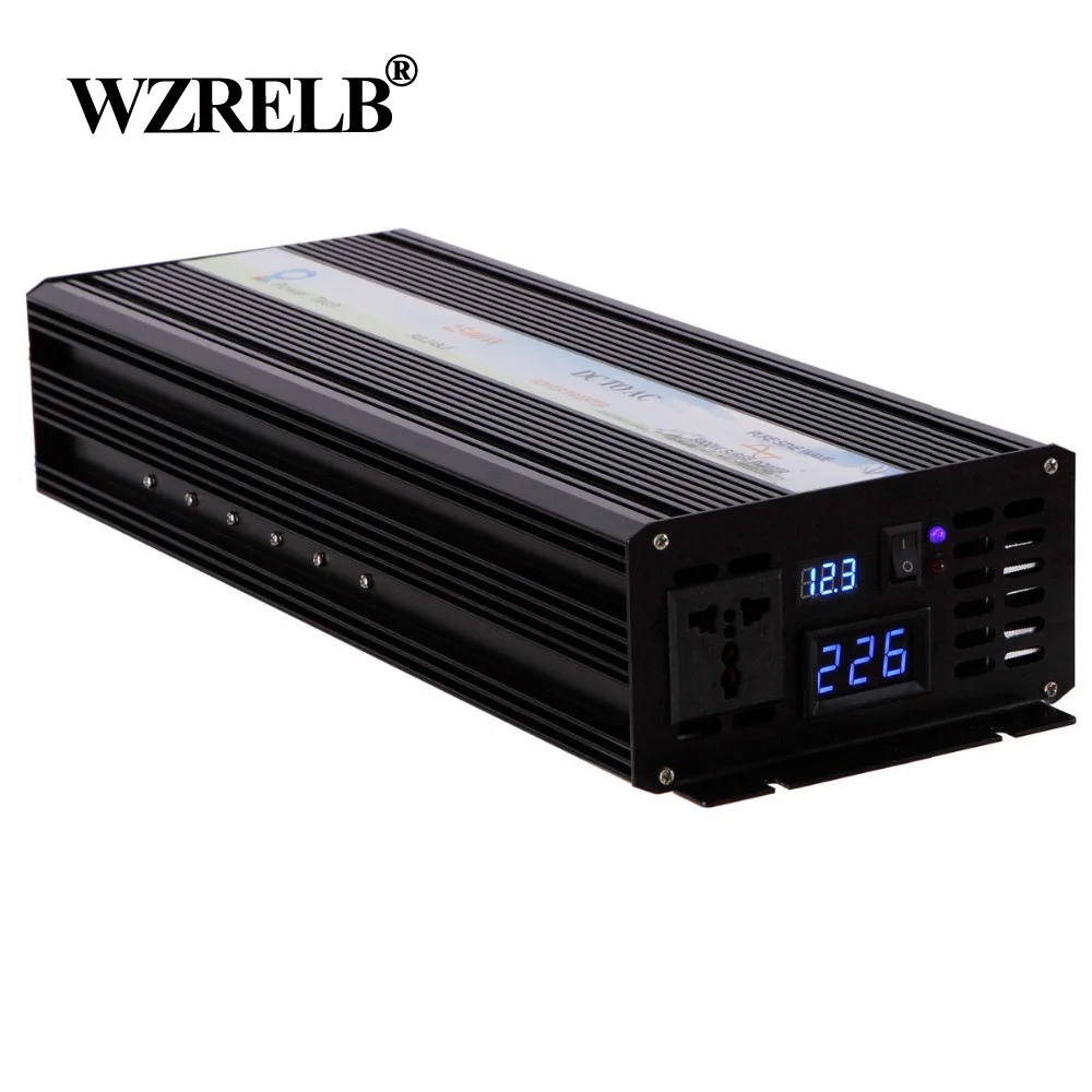 4000W Peak Car Power Inverter 12V 220V 2000W Pure Sine Wave Solar Supply Converter 12V/24V DC to 120/230V/240V AC | Обустройство дома