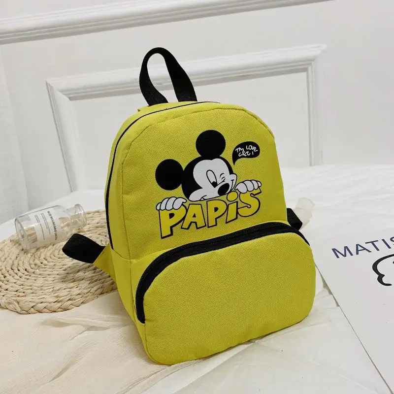Disney Микки Маус мальчик девочка рюкзак Детская сумка через плечо маленький рюкзак в детский сад школьная сумка мультфильм детская сумка - Цвет: 3