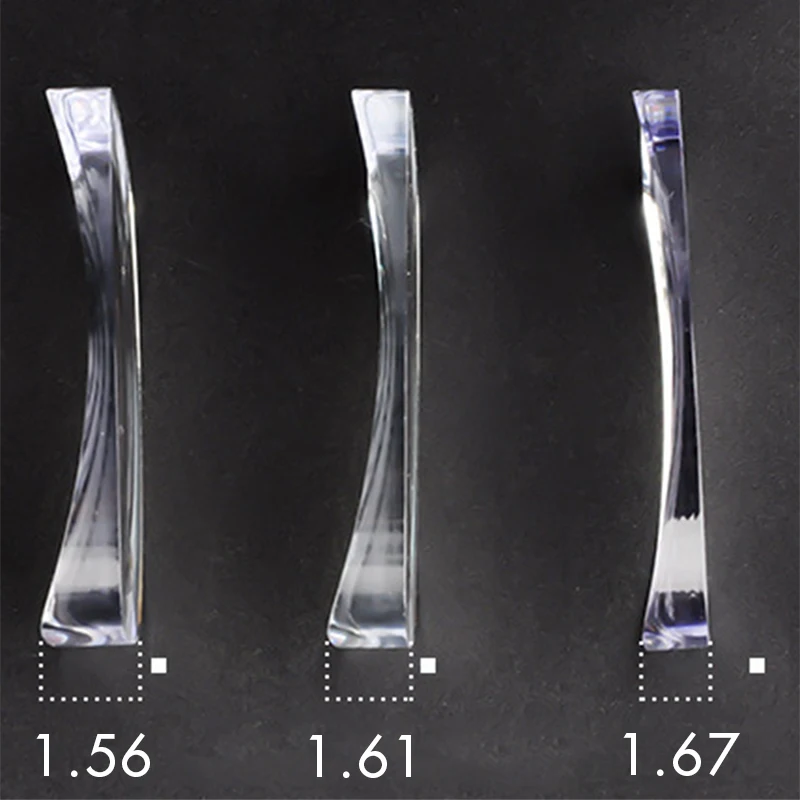 1.56 1.61 1.67 (ADD +0.75~+3.00) Progressive Multifocal Lenses Prescription Myopia Hyperopia Resistance Short Middle Far Lens