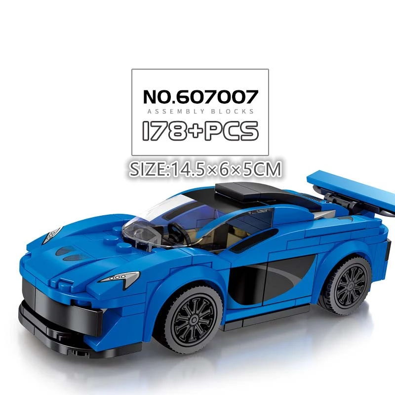 Speed Champions Technic City Assemble autos model Building Blocks supercar city Racing Car Bricks Toys for Children small bricks