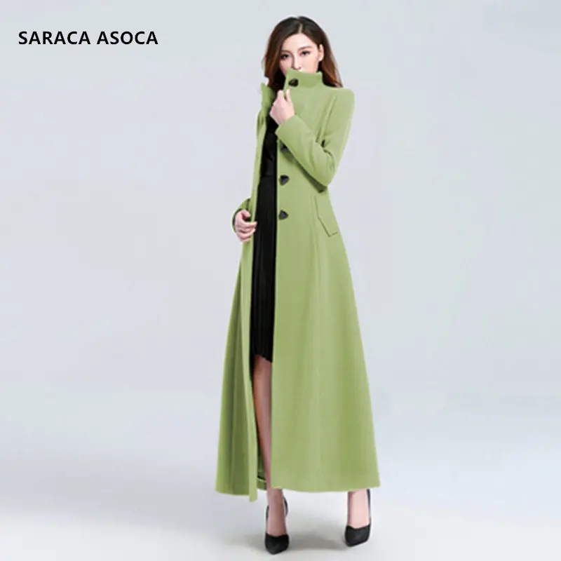 Модное однобортное тонкое зимнее женское пальто с воротником «Мандарин», большие размеры XXXL, пальто с длинными рукавами, женская верхняя одежда для девочек