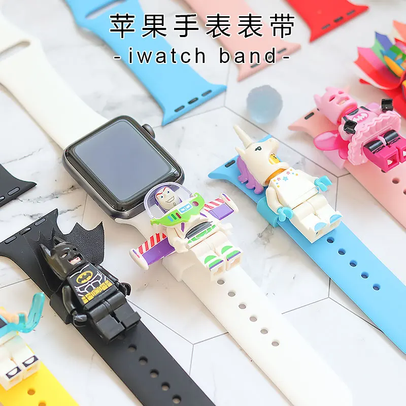 Ремешок силиконовый для Apple Watch band series 4 3 2 1 38 мм 42 водонепроницаемый спортивный