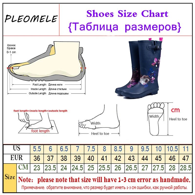 Размер 42; непромокаемые сапоги; Женская водонепроницаемая обувь из ПВХ; высокие непромокаемые сапоги; резиновые сапоги; женские резиновые сапоги с резиновым носком