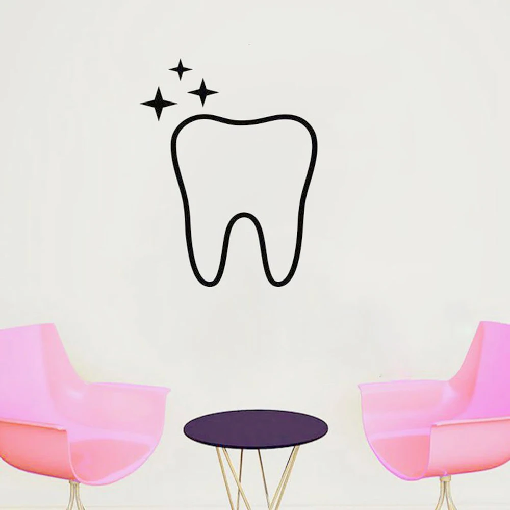 Diy Teeth Home Decor Pvc Material Wall Stickers For Bath Room Nature Commercial Art Decal Kids Vinyl Mural | Дом и сад