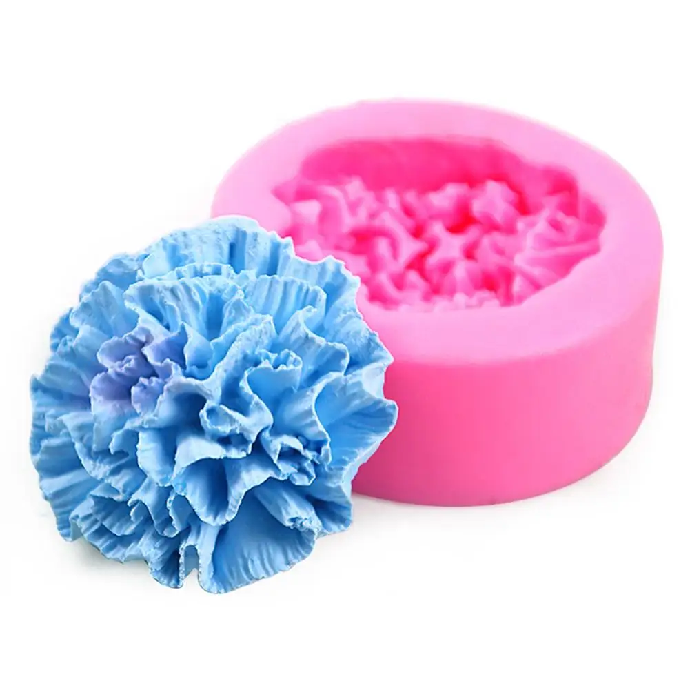 

Carnations Silicone Flower Shape Cake Molds Fondant Shape Decorating for Homemade Cake Chocolate Cupcake Soap DIY