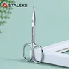 1pc STALEKS Expert 50-2 Stainless Steel Eyebrow Scissors Curve Mouth Exfoliating Hair Removal Trimmer Nail Care Tools 4