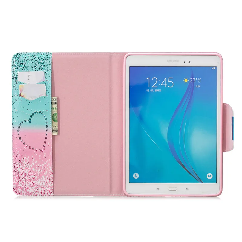 Wekays чехол для samsung Tab A 9,7 T550 кожаный чехол с единорогом для samsung Galaxy Tab A 9," T550 T555 чехол s