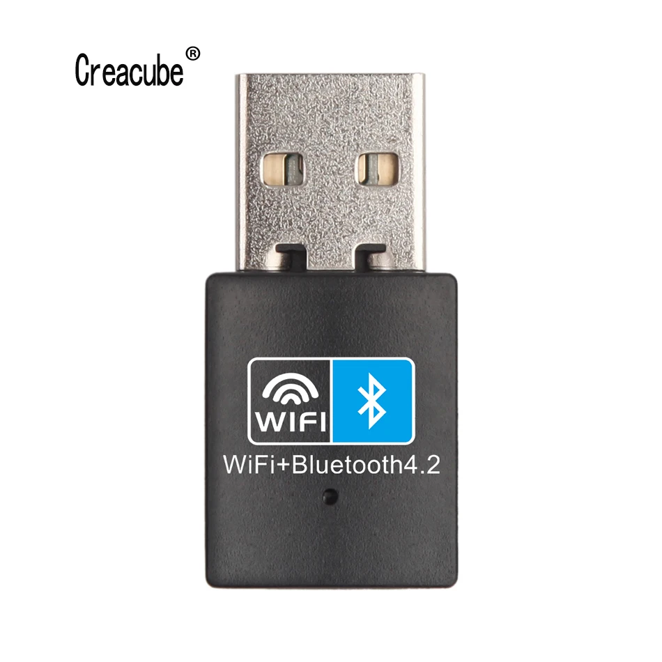 Creacube 150M Adattatore Wifi Usb Adattatore Bluetooth Compatibile 4.2 2In 1 Ricevitore Wireless Usb Wifi Trasmettitore Scheda Di Rete Per Pc