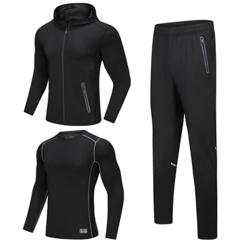 

MANLI 2020 Men's Tracksuit Gym Fitness Compression Sports Suit Clothes Running Jogging Sport Wear Exercise Workout Tights