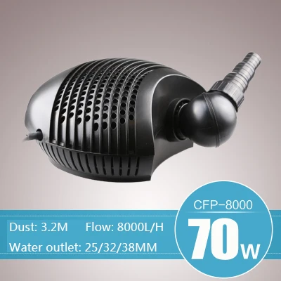 CFP-8000 70W SUNSUN CFP высокомощный погружной насос циркуляционный насос водопроводный насос Система фильтрации для разведения рыб в пруду насос бассейн аквариумный циркулирующий насос - Цвет: CFP-8000 70W