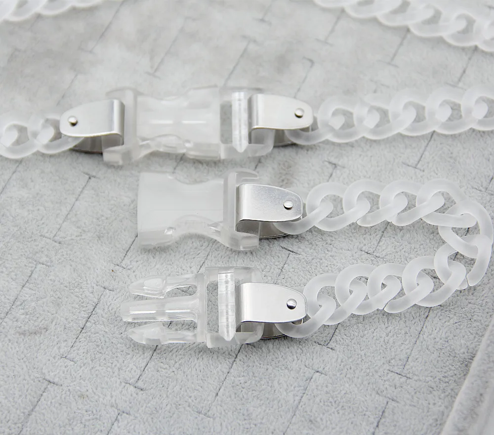 frosted acrylic chain