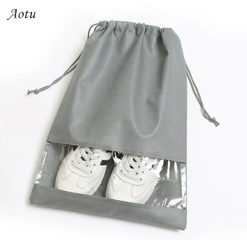 Shoes Bag Cover Pouch Organizer Tote Storage Drawstring-Bag Laundry Non-Woven Waterproof
