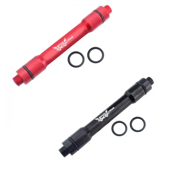 2Pcs Aluminum Bike Thru Axle Hub Adapter Quick Release Skewer Hubs Converter Bicycle Parts