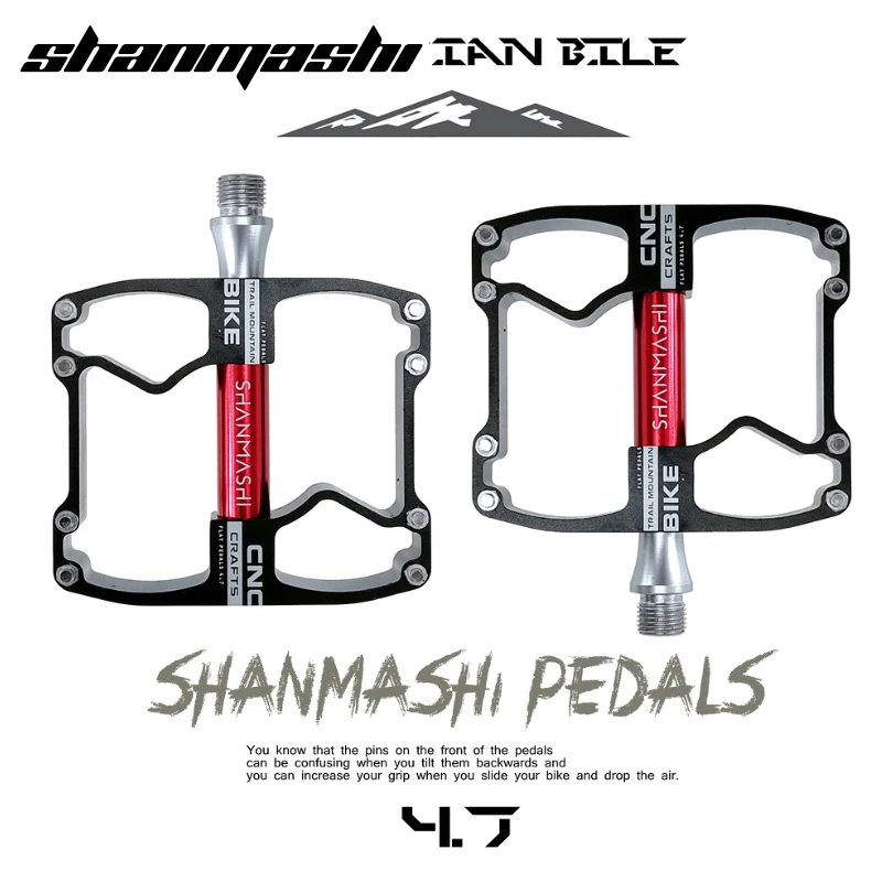 SMS велосипедные педали с ЧПУ алюминиевый сплав подшипник педаль широкая