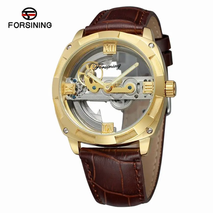 

New Style Forsining Business Casual Fashion MEN'S Watch Waterproof Tourbillon Fully Automatic Machinery