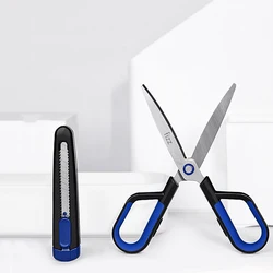 Youpin 2021 – ciseaux 2 en 1, couteau utilitaire de poche multifonction, papeterie FIZZ, coupe papier de bureau et d'école 