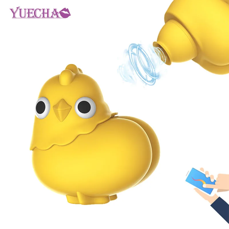YUECHAO дистанционное управление через приложение на присосках вибратор для