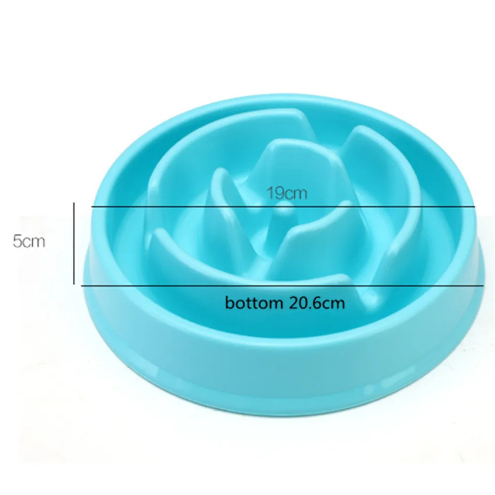Аксессуары для чаши для собак замедленная, чтобы съесть кормушки для кормления медленное блюдо щенок собака кошка Предотвращение ожирения