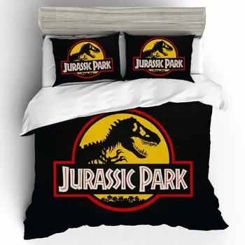 

Home Textiles Jurassic Park 3D King Size Bed Linen Set High Luxury Quality Bedding Set Duvets and Linen Sets Bed Linen Cotton