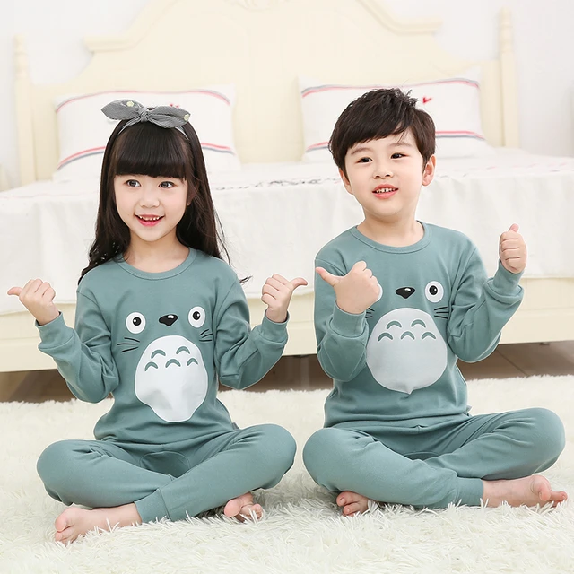 Conjunto de pijama para bebé y niña, ropa de dormir para niño y