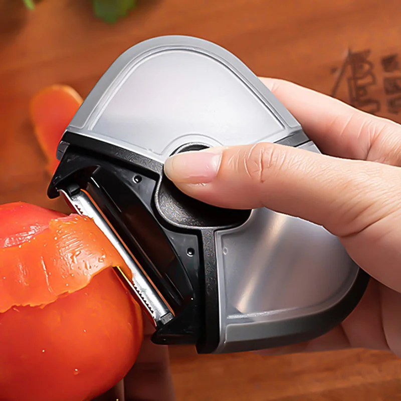 3 In 1 Julienne Peeler Vegetable Fruit Peeler Stainless Steel Potato