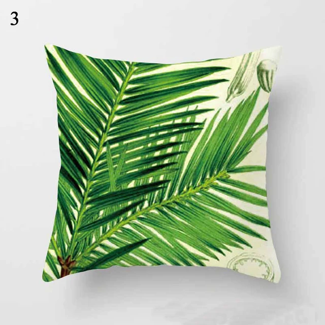 1PC Cactus Floral Print Cushion Cover Polyester Pillow Cases Throw Pillows Sofa Home Decor Pillowcase Decorative Pillow Covers 27