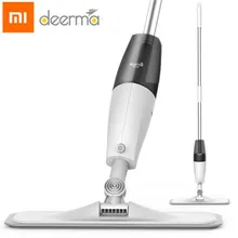 מקורי Xiaomi Deerma תרסיס מים מטאטא Mijia מנקה קרקע פחמן סיבי מגבים 360 מסתובב מוט 350ml טנק שעווה סמרטוט(China)