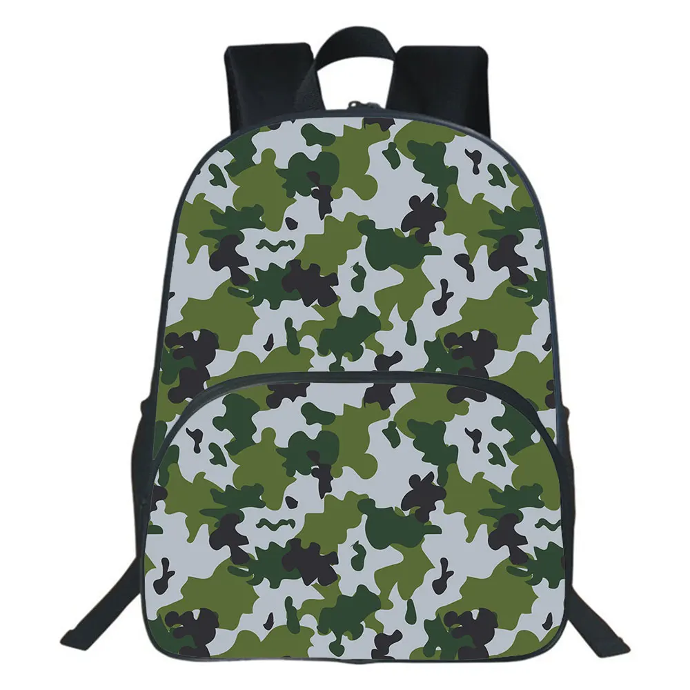 Camouflage Backpack Fashion 3D Cartoon School Bag Kindergarten Teens Storage Bag Travel Bags Children Rucksack Mochila New